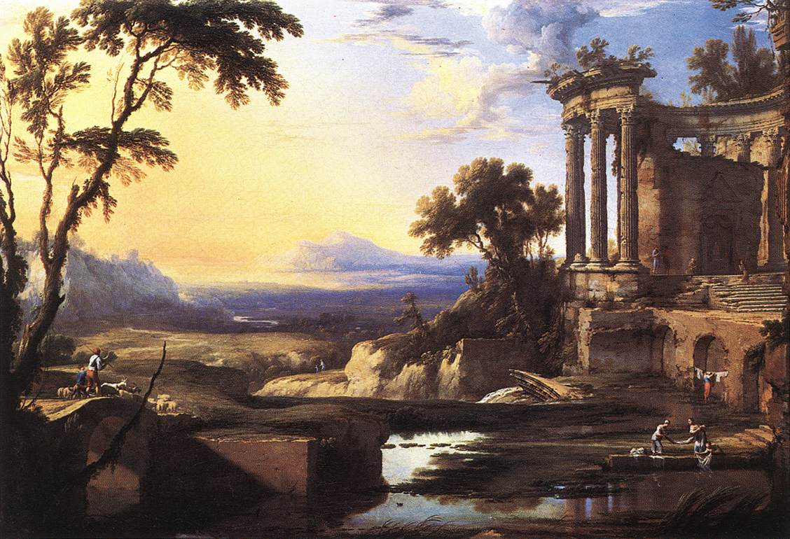 Landscape with Ruins ag
